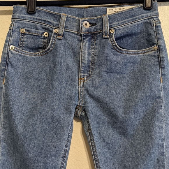 Rag & Bone Ankle Skinny frayed hem jeans size 25 - Picture 2 of 9